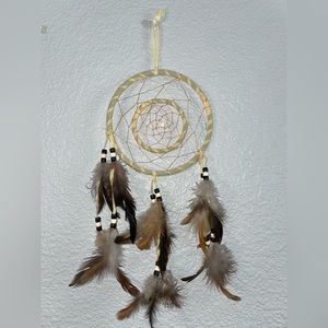 Authentic Handmade Native American Dream Catcher with Feathers